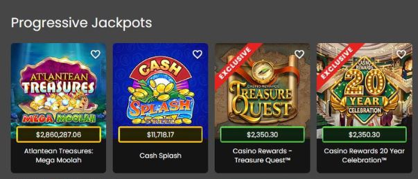 Play progressive jackpot slots